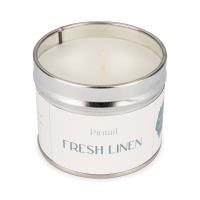 Pintail Candles Fresh Linen Tin Candle Extra Image 2 Preview